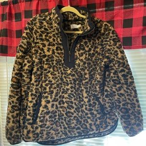 Time and Tru Sherpa half zip